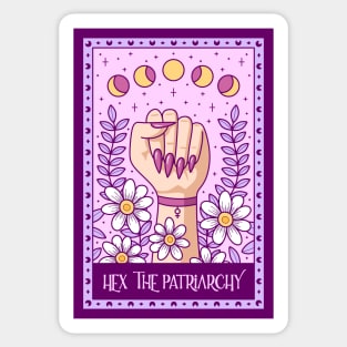 Hex The Patriarchy - Tarot Card Sticker